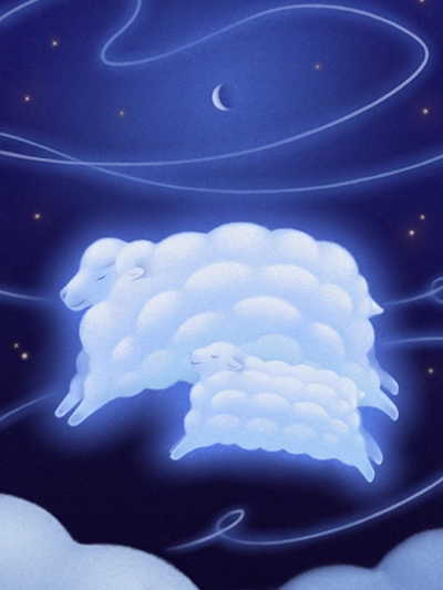 羊(石黒メヲのイラストレーション/Illustration of Meo Ishiguro)